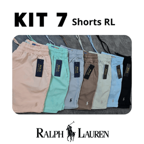 Compre 5 Leve 7 | Shorts de Linho RL - Cores Sortidas