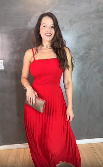 Vestido Helena Vermelho